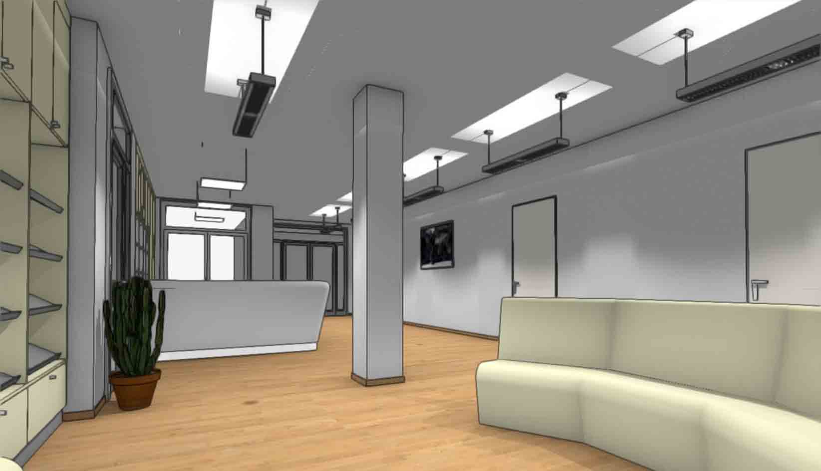 interiorcad Empfang Schule